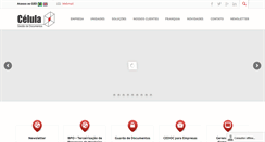 Desktop Screenshot of celula.net.br