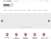 Tablet Screenshot of celula.net.br